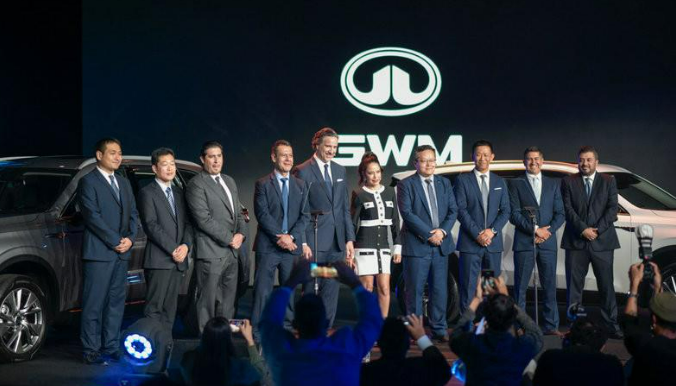 长城汽车GWM品牌在墨西哥市场发布会上发布新款哈弗H6 HEV混合动力车